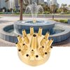 GLOGLOW Multi-Direction Brass Garden Fountain Nozzle – Landscape Sprinkler Head for Bring Beautiful Visual Effects Garden Pond