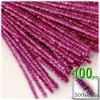 The Crafts Outlet Chenille Sparkly Stems, Pipe Cleaner, 20-in (50-cm), 100-pc, Light Gold