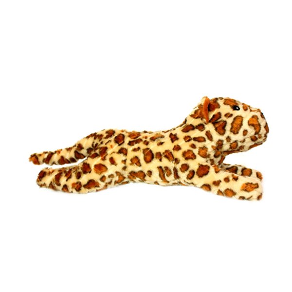 MIGHTY- Safari Leopard - Squeaker-Multiple Layers. Made Durable, Strong & Tough. Interactive Play Dog Toy (Tug, Toss & Fetch). Machine Washable & Floats