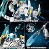 HIGH GODO Dragon Transforming Mech Building Blocks Set, 2 in 1 Warrior City Action Robot Model Building Kit, 731 PCS Cool Rider Mech Toys Gift for Adults and Kids Boys 8 10 12+