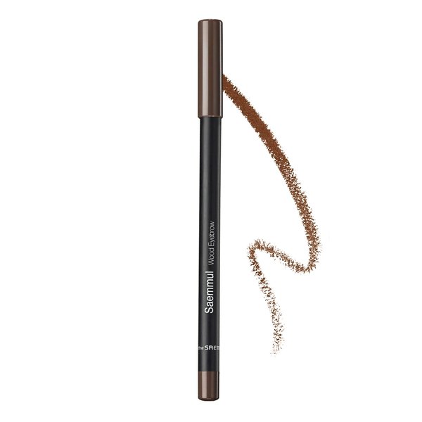 [The SAEM] Saemmul Wood Eyebrow Pencil 0.06oz, 01 Brown