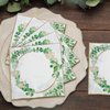 100 Pcs Sage Green Napkins 13 x 13inch Eucalyptus Leaf Paper Napkins for Home Birthday Party Wedding Sage Green Party Decorations Baby Shower Party Supplies