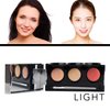 Dermaflage Tattoo Cover Up Bruise Full Coverage Concealer - Waterproof, Smudge & Sweat Proof Body Concealer Cream Palette Pro SFX - 3 Color Light Shades for Scars, Acne (Light)