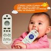 BIGSPINACH Teething Video Game Control Toy Teether Remote Control for Baby (White)