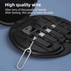 Tek Styz Multi-USB 60W Charging Adapter Cable Kit Compatible with Asus ROG Phone 6 Diablo Immortal Edition Conversion Plus Stand, 5Gbps Data Transfer USB-C MicroUSB Card Pin Holder Storage