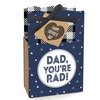 Big Dot of Happiness My Dad is Rad - Father’s Day Party Favor Boxes - Set of 12