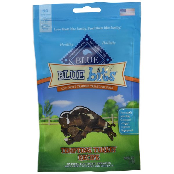 Blue Buffalo Turkey Bits Dog Treats, 2 Packages