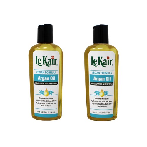 Le Kair Argan Oil Hair & Body Oil - Vegan Formula 3.4 Ounce