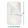Curad SoothePlus Rolled Gauze with Arm & Hammer Baking Soda, 3" x 2.5 yds, 5 count (Pack of 1)