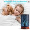 Essential Oils Diffuser,100ML Aromatherapy Diffuser,Gifts for mom,Metal Cool Mist Humidifier with 7 Colors Lights Waterless Auto Off Air Diffusers(Tree)…