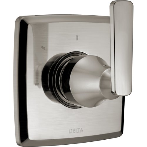 Delta Faucet Ashlyn 3-Setting Shower Handle Diverter Trim Kit, Diverter Valve Trim Kit Brushed Nickel, 3 Way Shower Diverter, Delta Diverter Trim, Stainless T11864-SS (Valve Not Included)