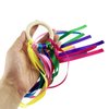 Miokun 24 Pack Hand Kite with Ribbon Streamer and Wood Ring Sensory Learning Educational Toy for Playroom Dance Birthday Gifts (24)