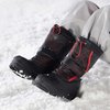 DREAM PAIRS Little Kid Kamick Black Red Mid Calf Waterproof Winter Snow Boots Size 13 M US Little Kid