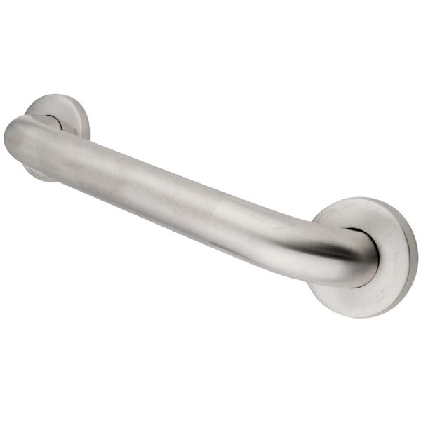 Kingston Brass GB1224CT Designer Trimscape Concealed Flange Textured ADA 24-Inch Grab Bar with 1.5-Inch Outer Diameter, Stainless Steel