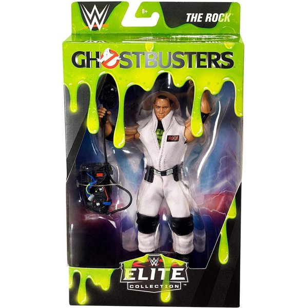 WWE Elite Ghostbusters The Rock Action Figure