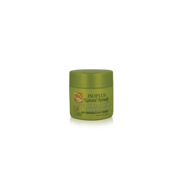 Isoplus Natural Remedy Olive Oil & Lanolin Contitioner, 4 oz (Pack of 3)