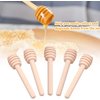 Premium 50-Pack 3 Inch Mini Wooden Honey Dipper Stick, Individually Wrapped,Pefect for Wedding Shower Party Favors Honey Jar spoon or Honey Wands mini