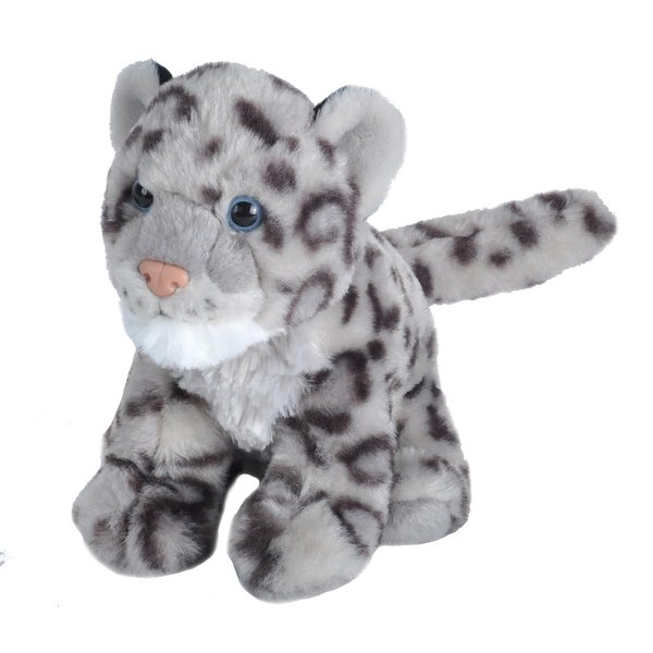 Wild Republic Snow Leopard Plush, Stuffed Animal, Plush Toy, Gifts for Kids, Cuddlekins 8 Inches
