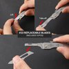 ITOKEY Folding Scalpel Knife, Scalpel Pocket Knife, Scalpels Surgical with 10pcs #23 Replaceable Razor Blades, Bottle Opener, EDC Utility Knives, Small Keychain Knives for Men Outdoor Skinning