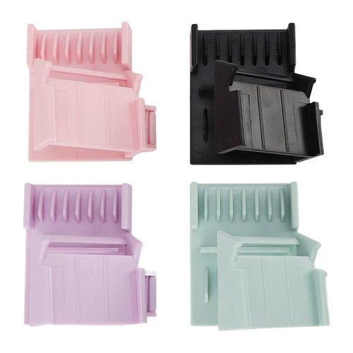 Saluaqui Hair Trimmer Clipper Guard Combs, Nozzle Clipper Guard, Hair Clippers Trimmers Attachment with Positioning Comb, Removing Split Ends, for All Ages, Easy to Use, 4 Colors