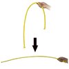 sumrica Magic 3 Pieces Flexible Inc. Stiff Rope Optical Illusion Gimmick Tool for Magic Tricks(L 80cm)