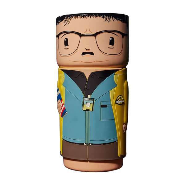 CosCups by Numskull Jurassic Park Dennis Nedry Ceramic Mug Gift with Rubber Sleeve 400ml - Official Jurassic Park Merchandise