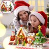 TIMCHESS 2024 Christmas Gingerbread House Micro Building Block Set, 926 PCS Christmas Holiday Snow Village Building Blocks with Santa Xmas Tree Building Toys Gift for Adults Teens Kids 6+