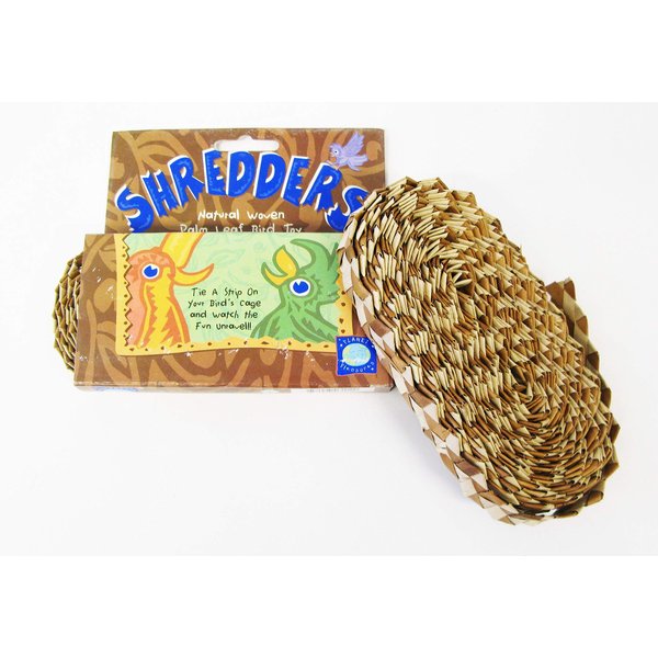 Planet Pleasures Shredders Zig Zag 30' by 1" Roll Natural Bird Toy