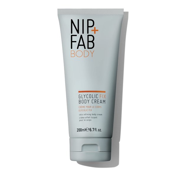 Nip+Fab Glycolic Fix Body Cream, 6.70 Fl Oz, AHA Body Lotion with Glycolic Acid, Shea Butter and Glycerin for Smooth and Hydrated Skin