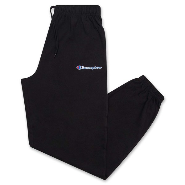 Champion Mens Big and Tall Lightweight Sweatpants Joggers, Mens Lounge Pants Black