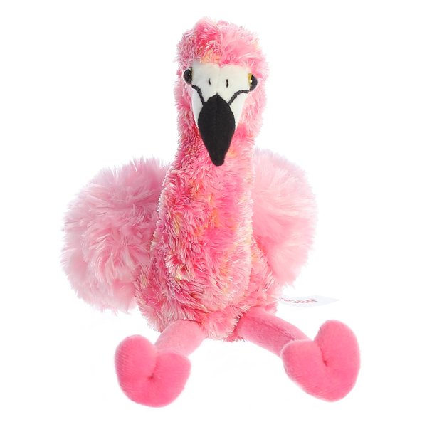 Aurora® Adorable Mini Flopsie™ Flavia™ Stuffed Animal - Playful Ease - Timeless Companions - Pink 8 Inches