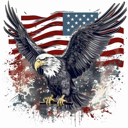 Dopetattoo 6 Pcs America Flag Eagle Temporary Tattoos Hands Party Favors For Kids Fake Face Tattoos