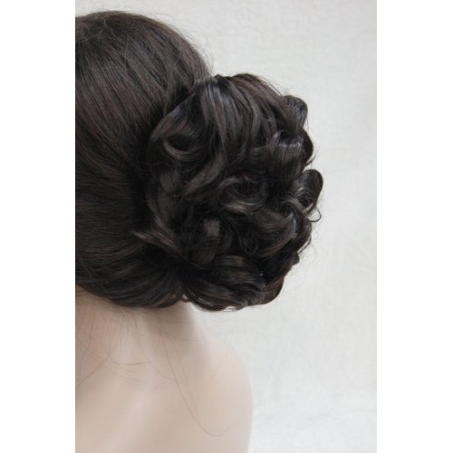 Lydell Short Ponytail Hair Piece Extension Wavy Claw Clip In/on Hairpiece (2SP33 Brown mix)