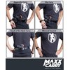 Maxx Carry IWB Leather Gun Holster for Springfield XDS 4 inch 9 mm, XDE 3.3 inch 9mm/.45ACP or 3.8 inch 9 mm | Walther PK380, Black, Right Hand Draw