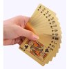 Gold Diamond Playing Cards - Durable and Waterproof, Perfect for Magic, Poker, Parties, and Special Occasions. Ideal for Memorable Gifts. ($100 Bill Theme, 1 Deck)