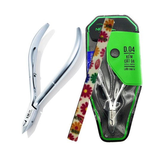 Nghia Professional Stainless Steel Cuticle Nippers C-05 (D-04) Jaw 14 Osimihome Cuticle Cutter Trimmer Manicure Tools with 1 Spring– Perfect Nail Care Tool at Home/Spa/Saloon (1 PCS)