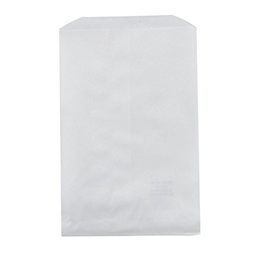 Ataqus 200 White Kraft Paper Bags, 5" x 7.5" Inch, Gift Bag, Good for Candy, Cookies, Doughnut, Crafts, Party Favor, Sandwich, Jewelry Merchandise