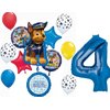 Anagram Paw Pups on Patrol 4th Birthday Party Supplies Chase 13pc Balloon Bouquet Decorations