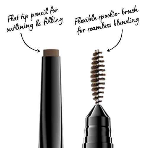 NYX PROFESSIONAL MAKEUP Precision Eyebrow Pencil, Ash Brown