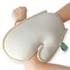 2 Pcs Aimisin Natural Loofah Gloves, Skin Cleansing Tool Loofah Body Cleaner Exfoliate Your Skin For Men and Women When Bath Spa and Shower Removing Dead Skin
