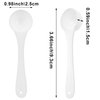 20PCS Plastic Measuring Spoons Measuring Spoon Set, Round Bottom Mini Spoon with Hanging Hole, 2.5 Gram Measuring Scoop, Reusable, for Coffee Sugar Spices Protein Spoons for Cooking and Baking