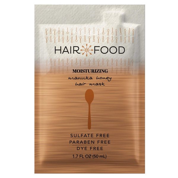 Hair Food Moisturizing Hair Mask for Curly Hair, Manuka Honey, Paraben & Dye Free 1.7 fl oz, 10 Count
