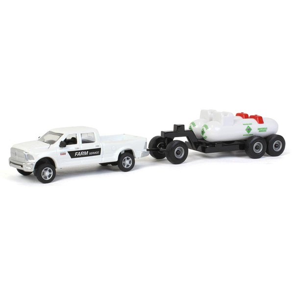 ERTL 1/64 Dodge Ram Pickup with Dual Anhydrous Ammonia Tank Carrier 16380