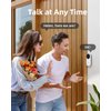 Noorio 3K Smart Video Doorbell Wireless, 5MP Battery-Powered Security Camera with Chime, 180-Day Battery Life, AI Package/Human Detection, 2-Way Talk, No Monthly Fee, Compatible with Alexa