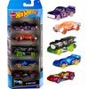 Hot Wheels 1:64 Scale Die-Cast Toy Cars 5-Pack, Set of 5 Toy Race Cars, Hot Rods, Character Cars, Rescue or Pick-Up Trucks (Styles May Vary)