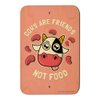 GRAPHICS & MORE Cows are Friends Not Food Vegan Vegetarian Funny Humor Home Business Office Sign