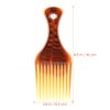 Hair Pick Afro Comb No Frizz Hair Lift Pick Comb Wig Braid Hair Styling Comb for Hairstyle (Coffee）