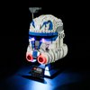 BRIKSMAX Led Lighting Kit for LEGO-75349 Captain Rex Helmet - Compatible with Lego Star Wars Building Blocks Model- Not Include Lego Set
