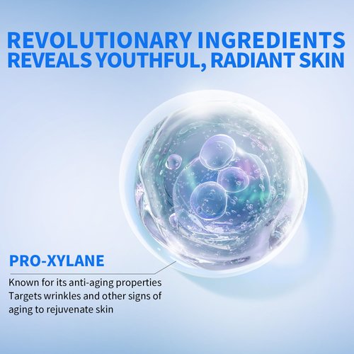 RAZUYEN Anti-Wrinkle Facial Night Cream with 30% Pro-Xylane, Anti-Aging Night Moisturizer for Face Hydrating,Firming and Restoring, Nighttime Skin Care, 1.01 Oz