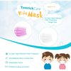 50 PCS Pink Disposable Face Mask for Kids,Individually Wrapped,3 Ply